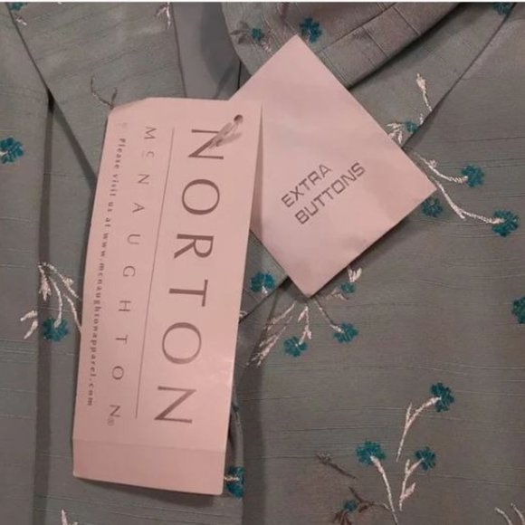 NWT Norton McNaughton Women's Embroidered Lined Dressy Blazer Jacket Size 14 - Picture 5 of 16